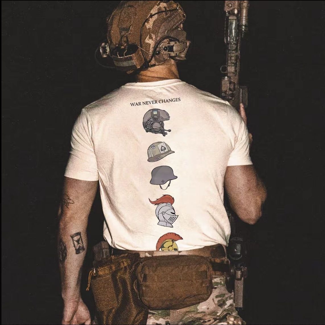 Streetwear Brand Top - Camiseta de manga corta de marca