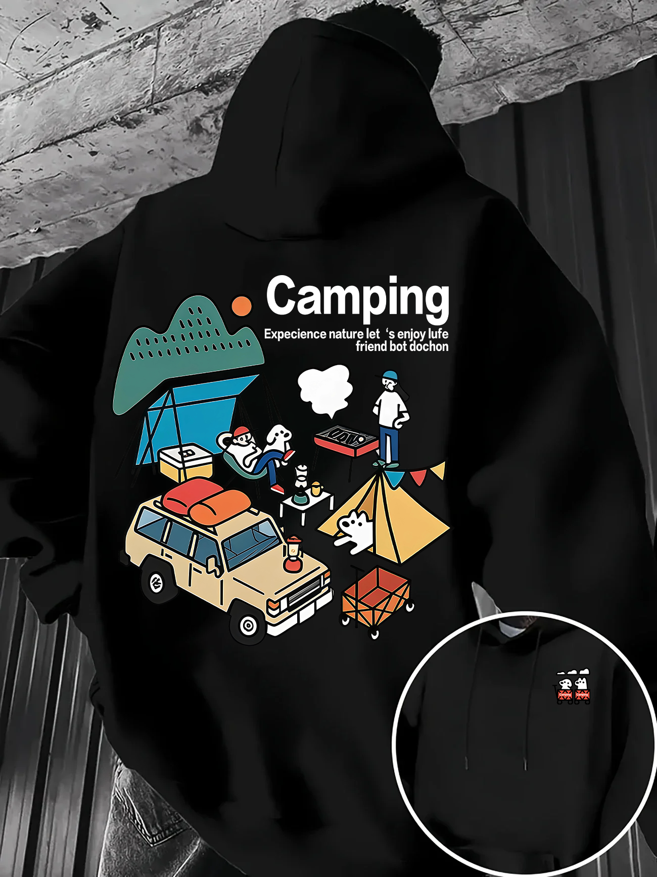 Streetwear Brand Korea - Sudadera con Capucha Oversize de Lujo