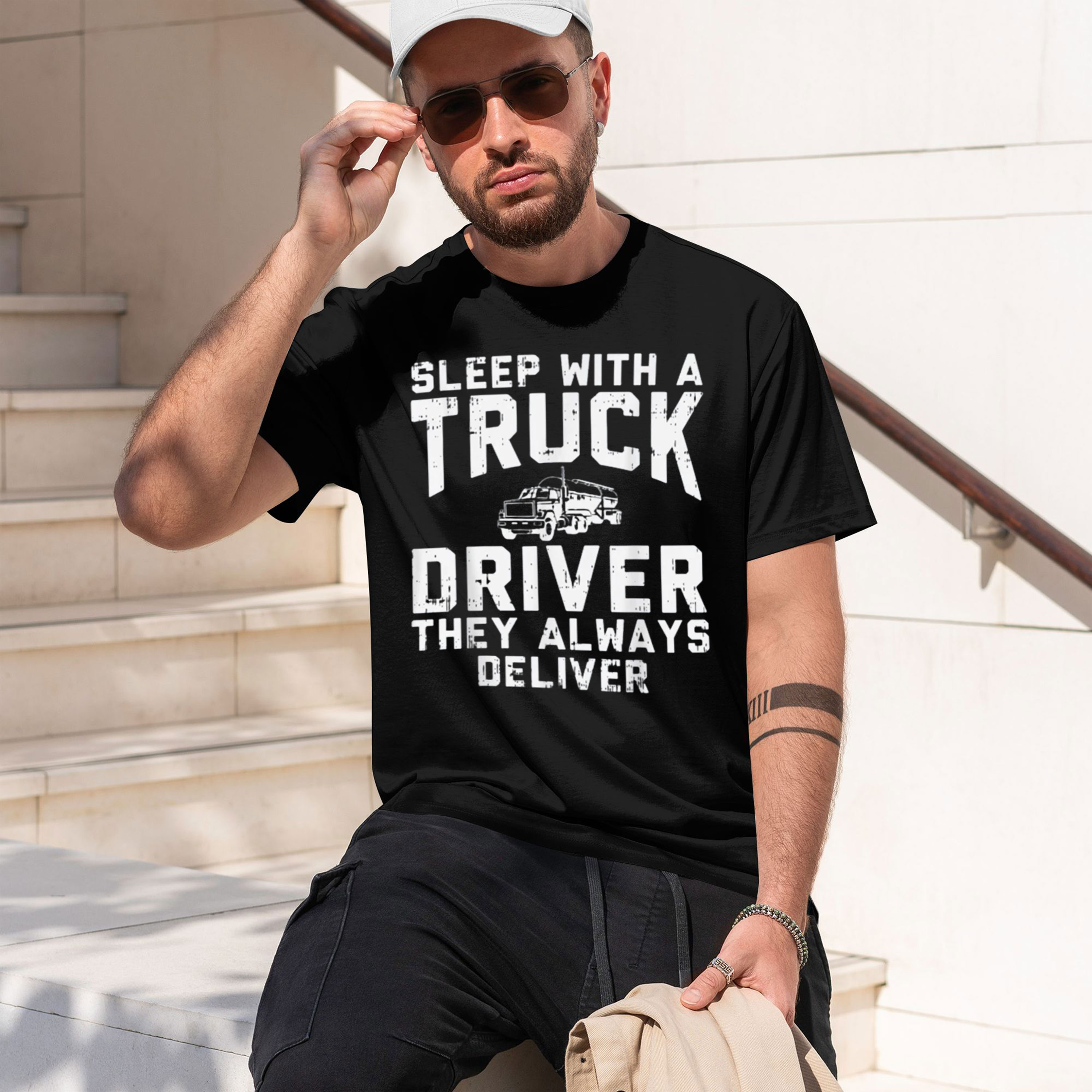 Streetwear Brand Always - Camiseta de manga corta con cuello