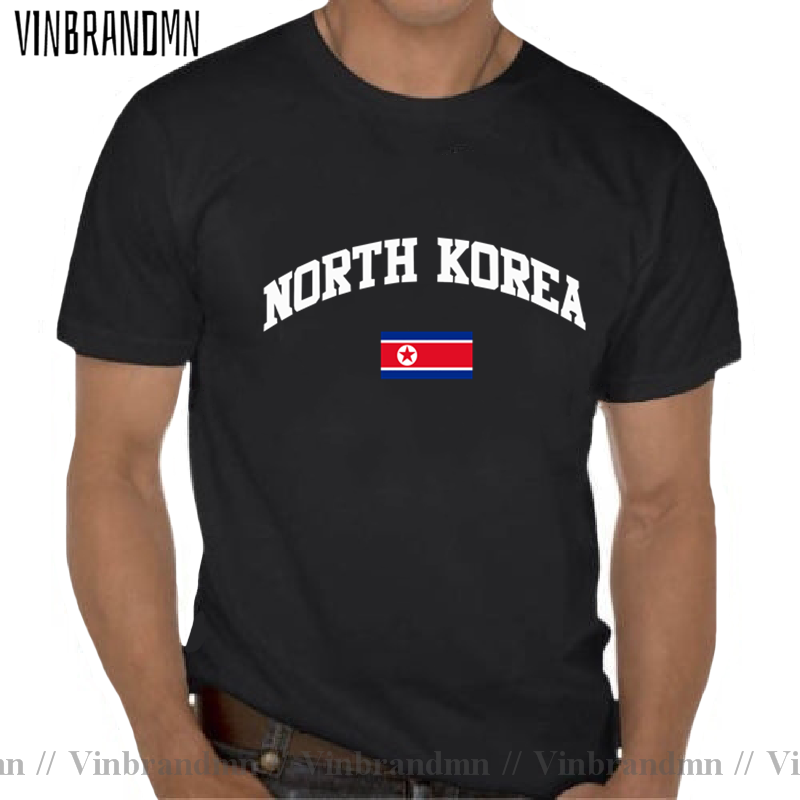 Streetwear Brand Korea - Vinbrandmn-Camiseta con bandera de Corea del