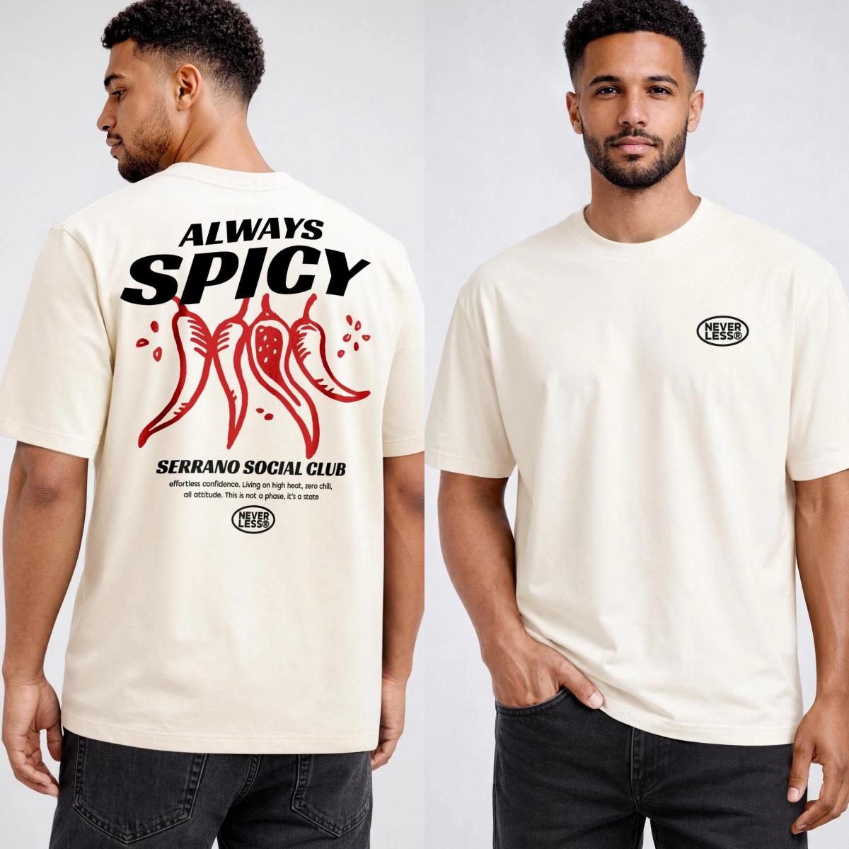 Streetwear Brand Always - Camiseta Retro Casual de Marca ALWAYS