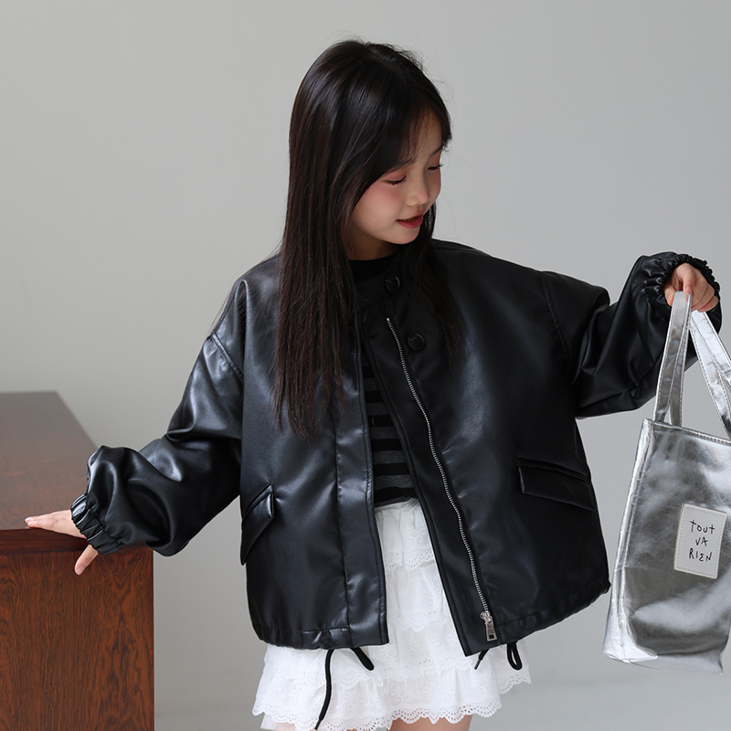 Streetwear Brand With A Logo - Chaqueta de cuero Pu para motocicleta