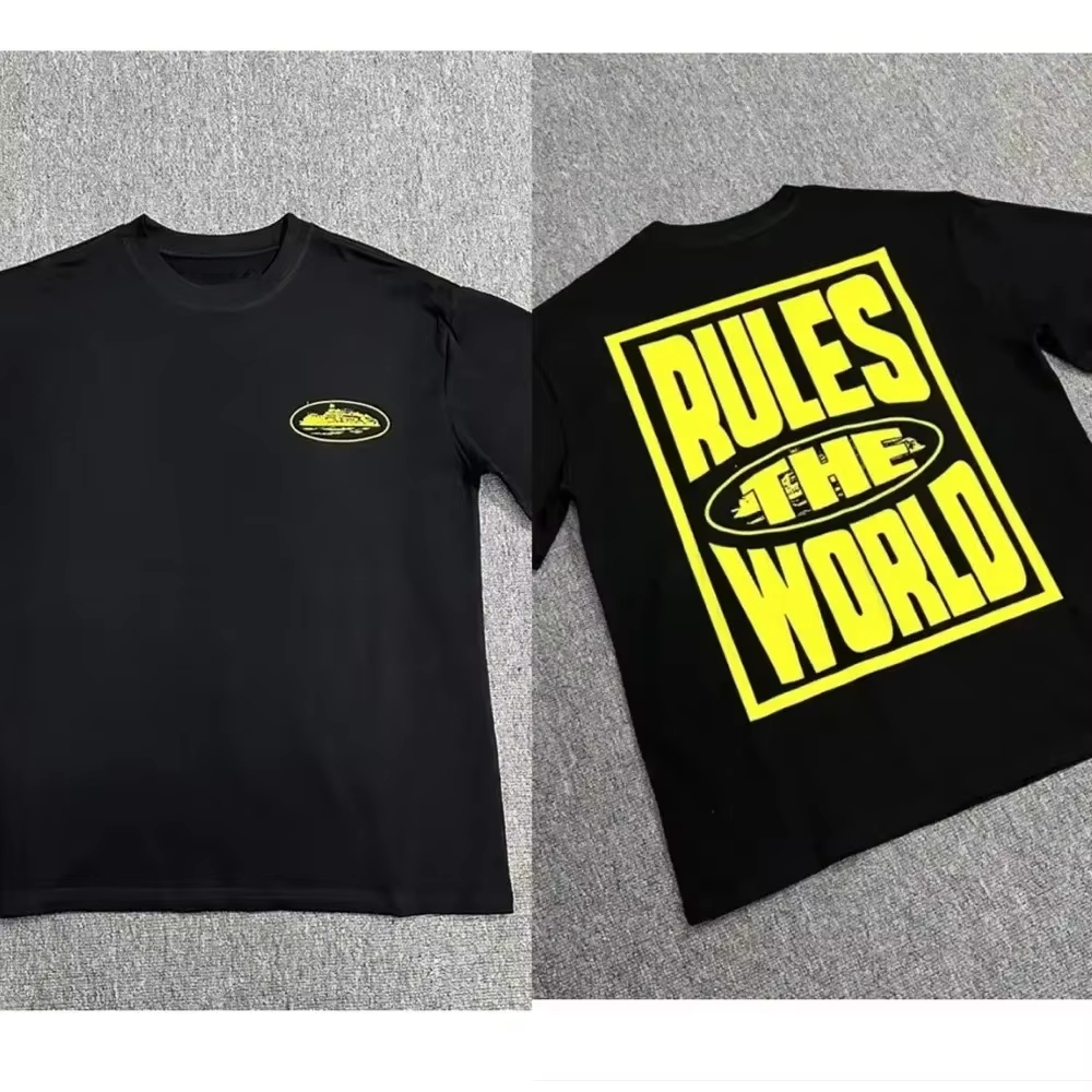 Streetwear Brand With A Logo - Camiseta con logotipo amarillo Island RTW