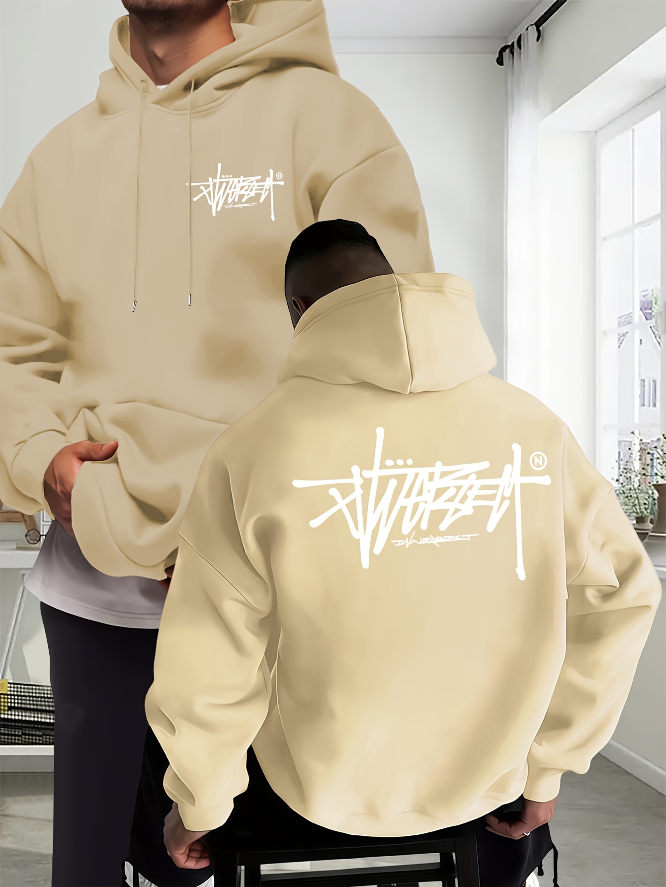 Streetwear Brand Korea - Sudadera con Capucha Oversize de Lujo