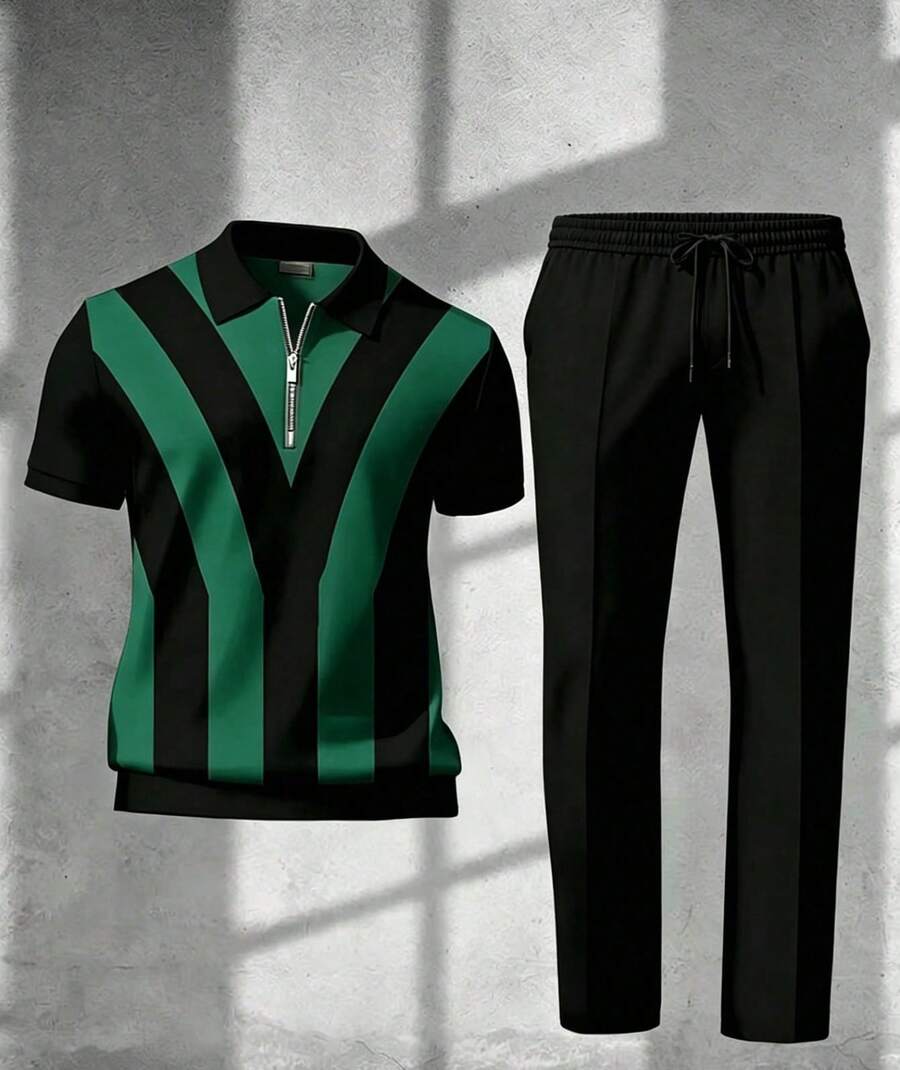 Conjunto de camisa y pantalone - Streetwear Zipper reseña y precio