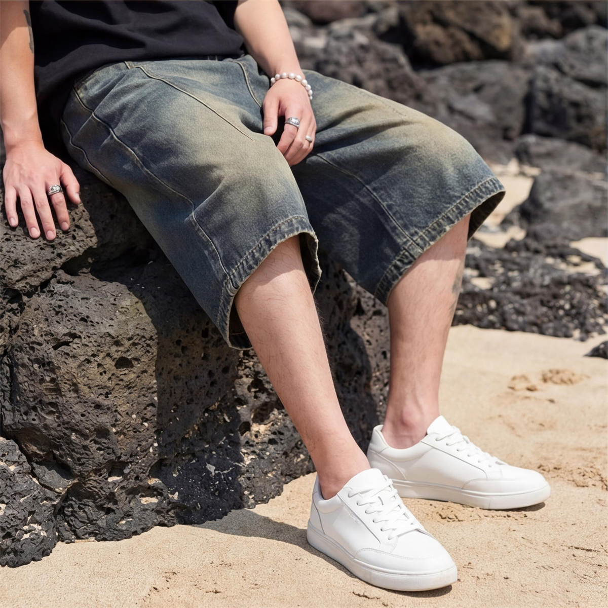 Shorts de Mezclilla Vintage co - Streetwear Brand Shorts reseña y precio
