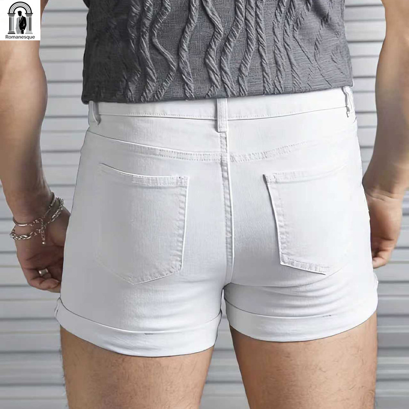 Shorts de Mezclilla Blancos Aj - Streetwear Brand Shorts reseña y precio