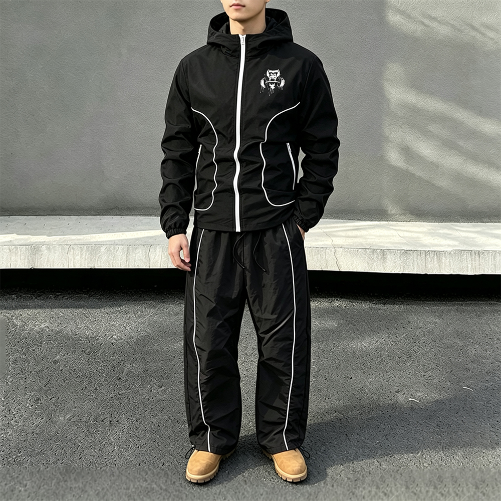 Conjunto Deportivo de 2 Piezas - Streetwear Zipper reseña y precio