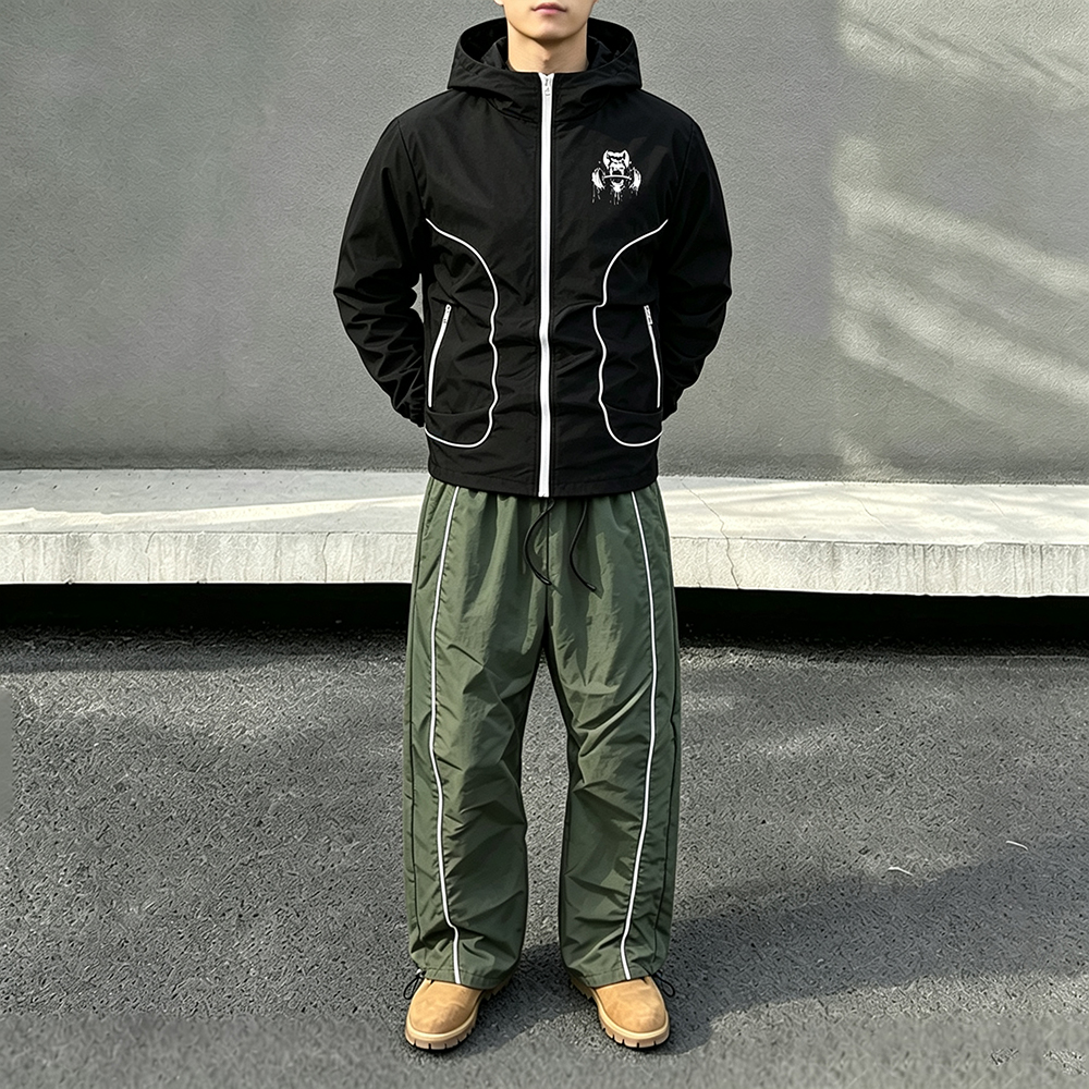 Conjunto Deportivo de 2 Piezas - Streetwear Zipper reseña y precio