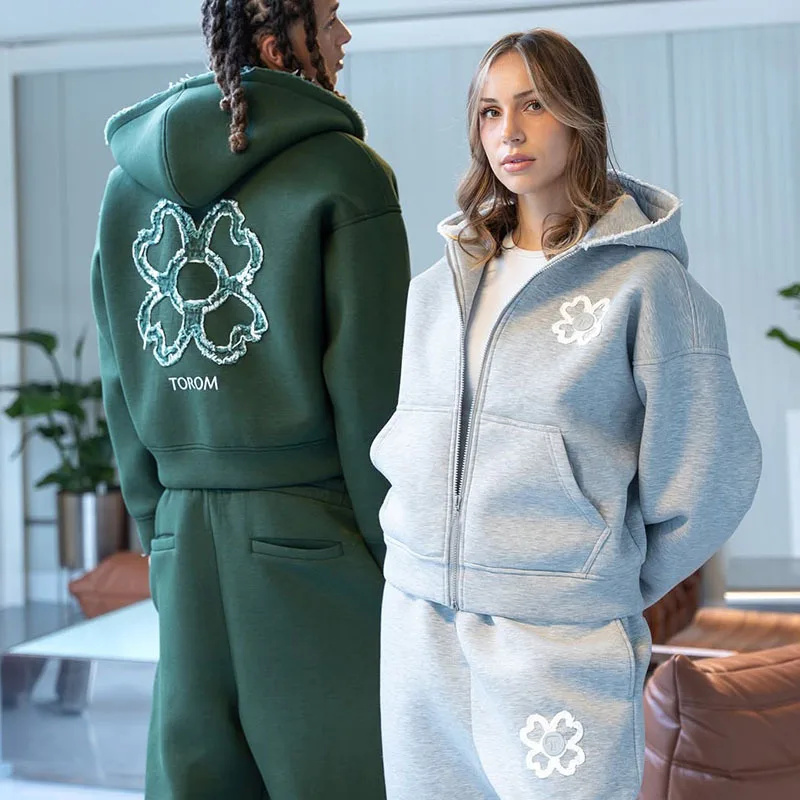 Conjunto de Sudadera con Capuc - Streetwear Zipper reseña y precio