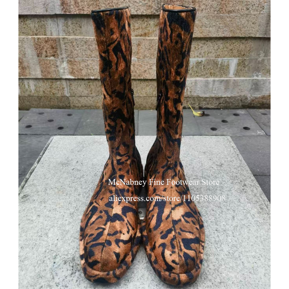 Botas de media pantorrilla par - Streetwear Zipper reseña y precio