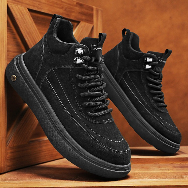 Botas Oxford para hombre, zapa - Streetwear Zipper reseña y precio