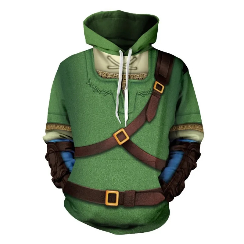 Cosplay Legend Zelda Link crem - Streetwear Zipper reseña y precio