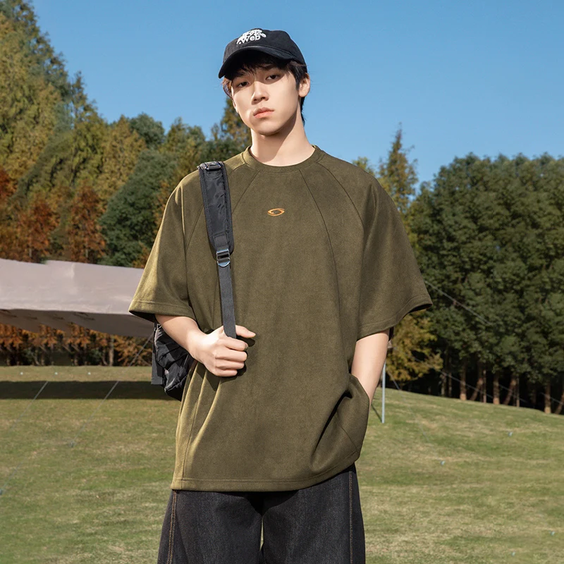 Camiseta de Gamuza de Color Só - Streetwear Brand Korea reseña y precio