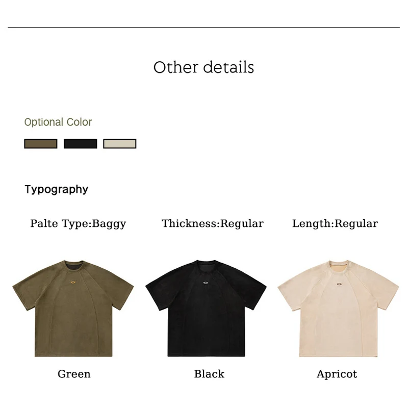Camiseta de Gamuza de Color Só - Streetwear Brand Korea reseña y precio