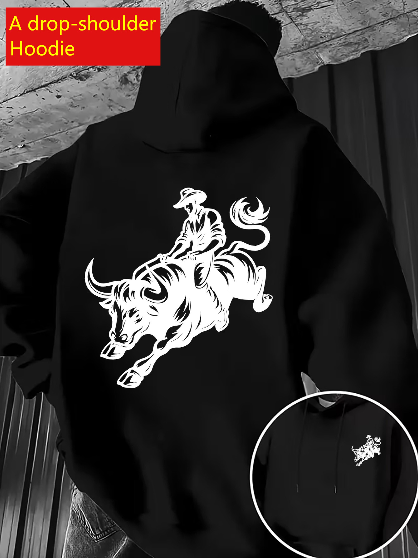 Sudadera con capucha de hombro - Streetwear Brand Drops reseña y precio