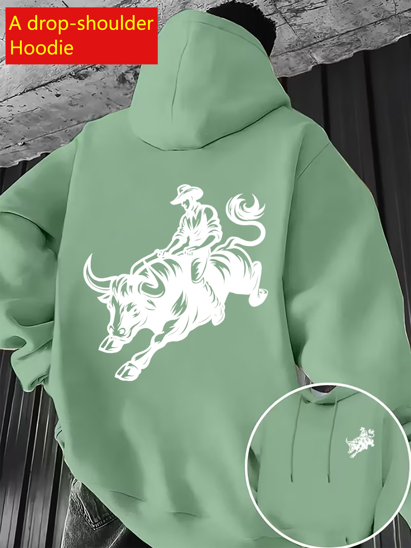 Sudadera con capucha de hombro - Streetwear Brand Drops reseña y precio