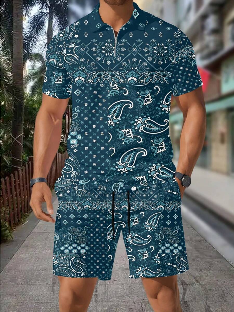 Conjunto de Camisa Polo con Ci - Streetwear Zipper reseña y precio