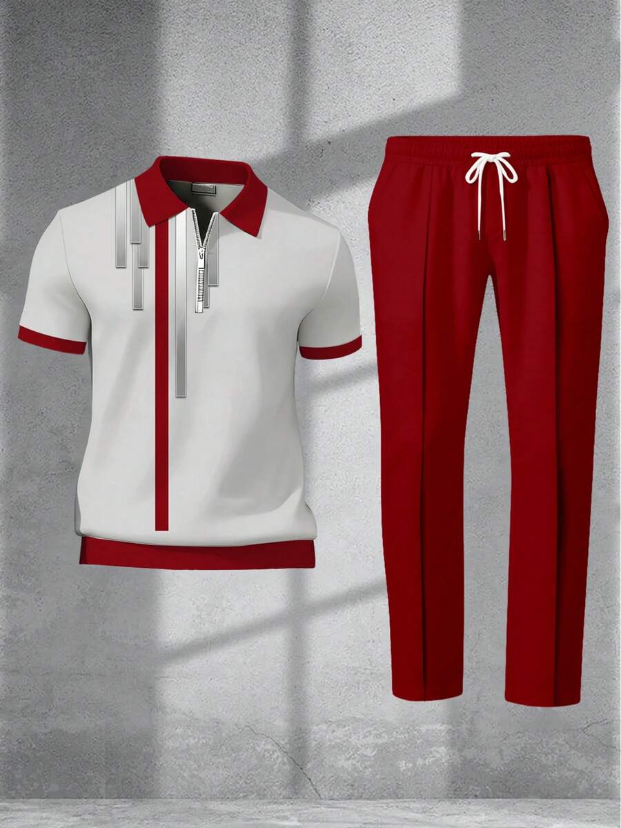 Conjunto de camisa y pantalone - Streetwear Zipper reseña y precio
