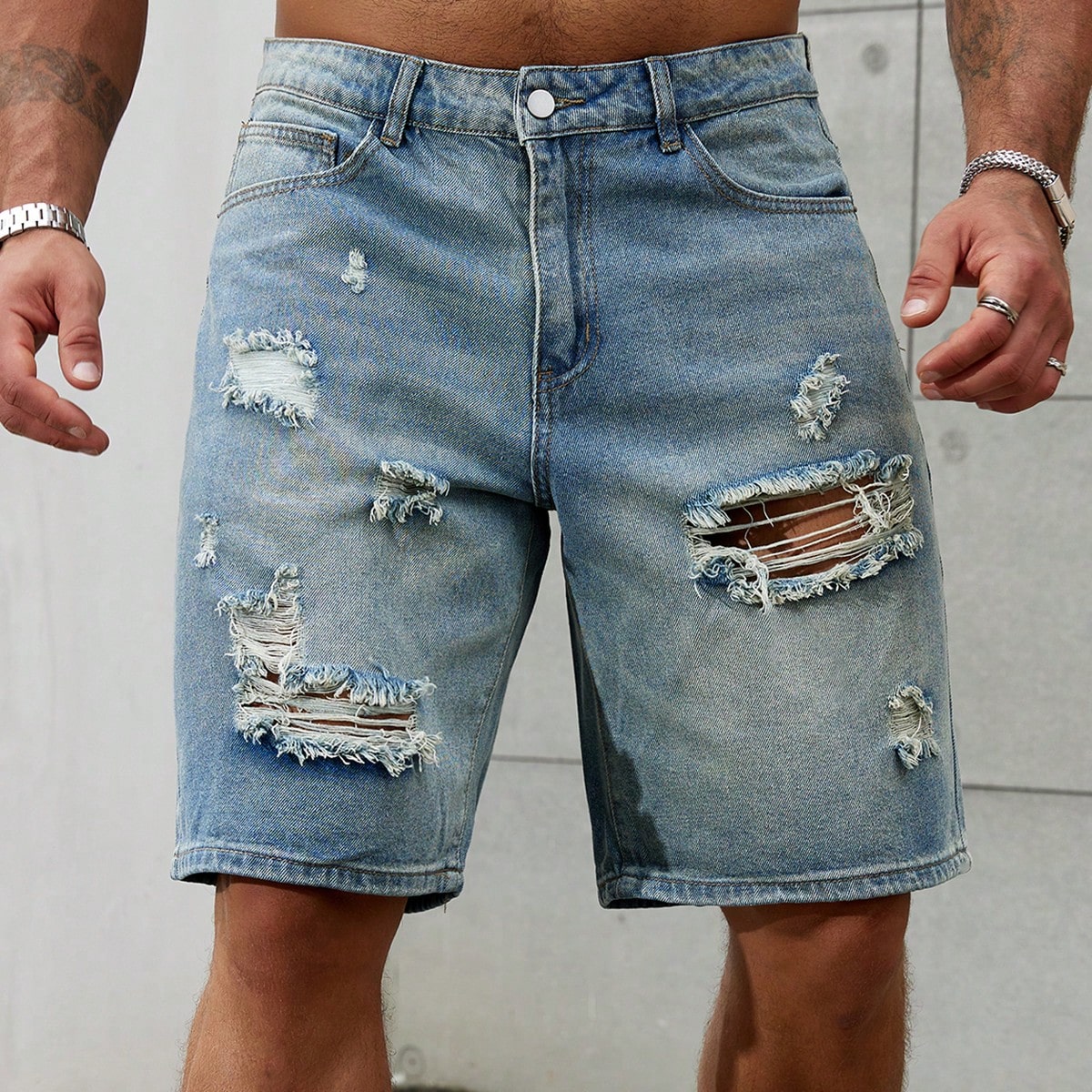Pantalones vaqueros cortos ras - Streetwear Brand Shorts reseña y precio