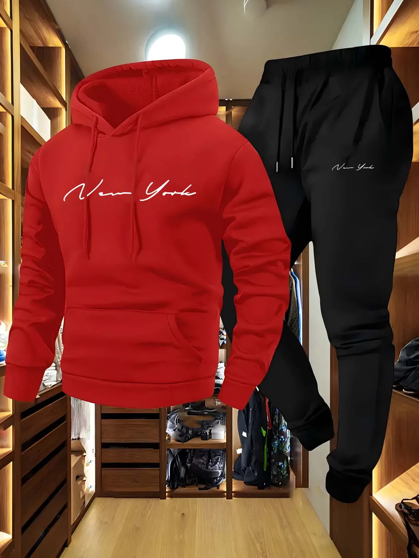Conjunto de Sudadera con Capuc - Streetwear Zipper reseña y precio