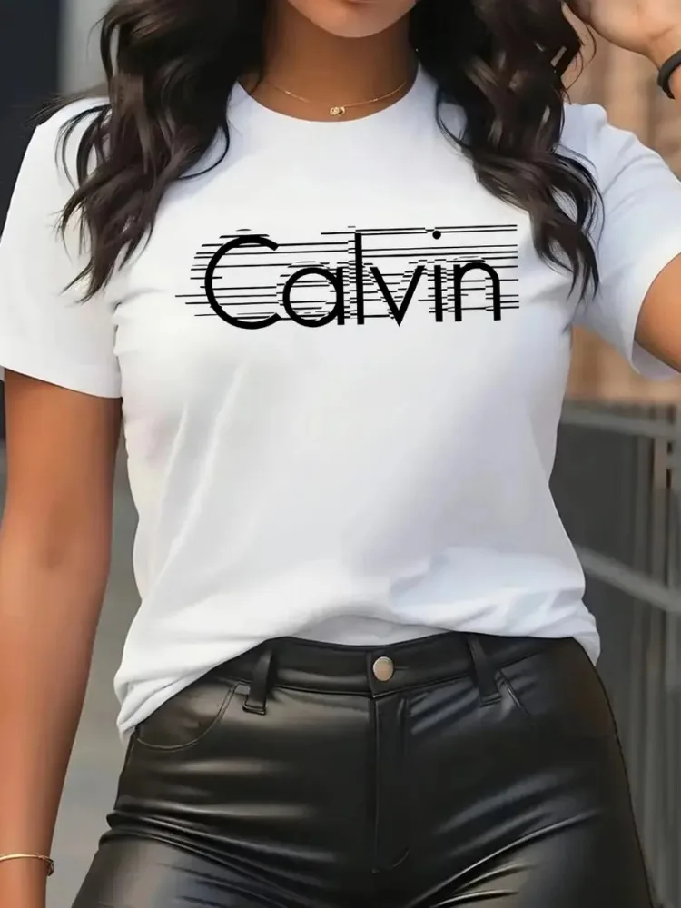 Calvin-Camiseta de algodón de  - Streetwear Brand Top reseña y precio