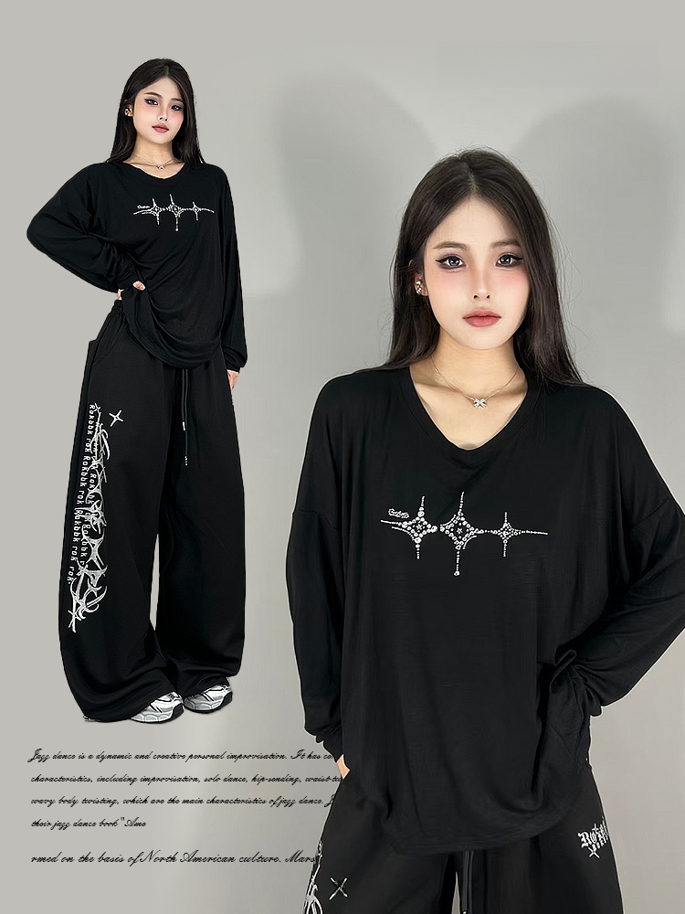 Camiseta Holgada de Manga Larg - Streetwear Brand With A Logo reseña y precio