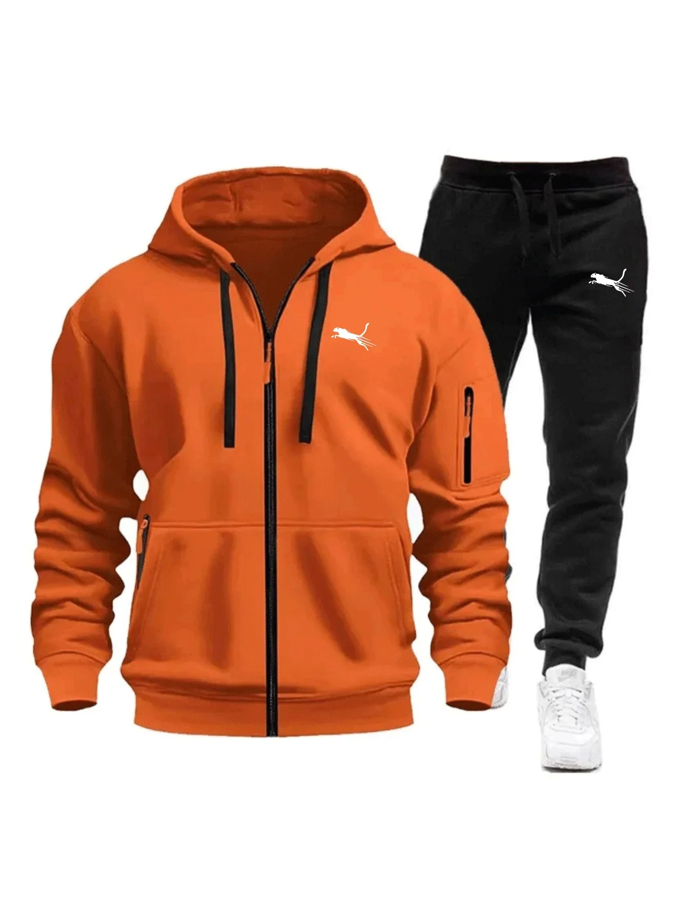 Conjunto Deportivo Casual para - Streetwear Zipper reseña y precio
