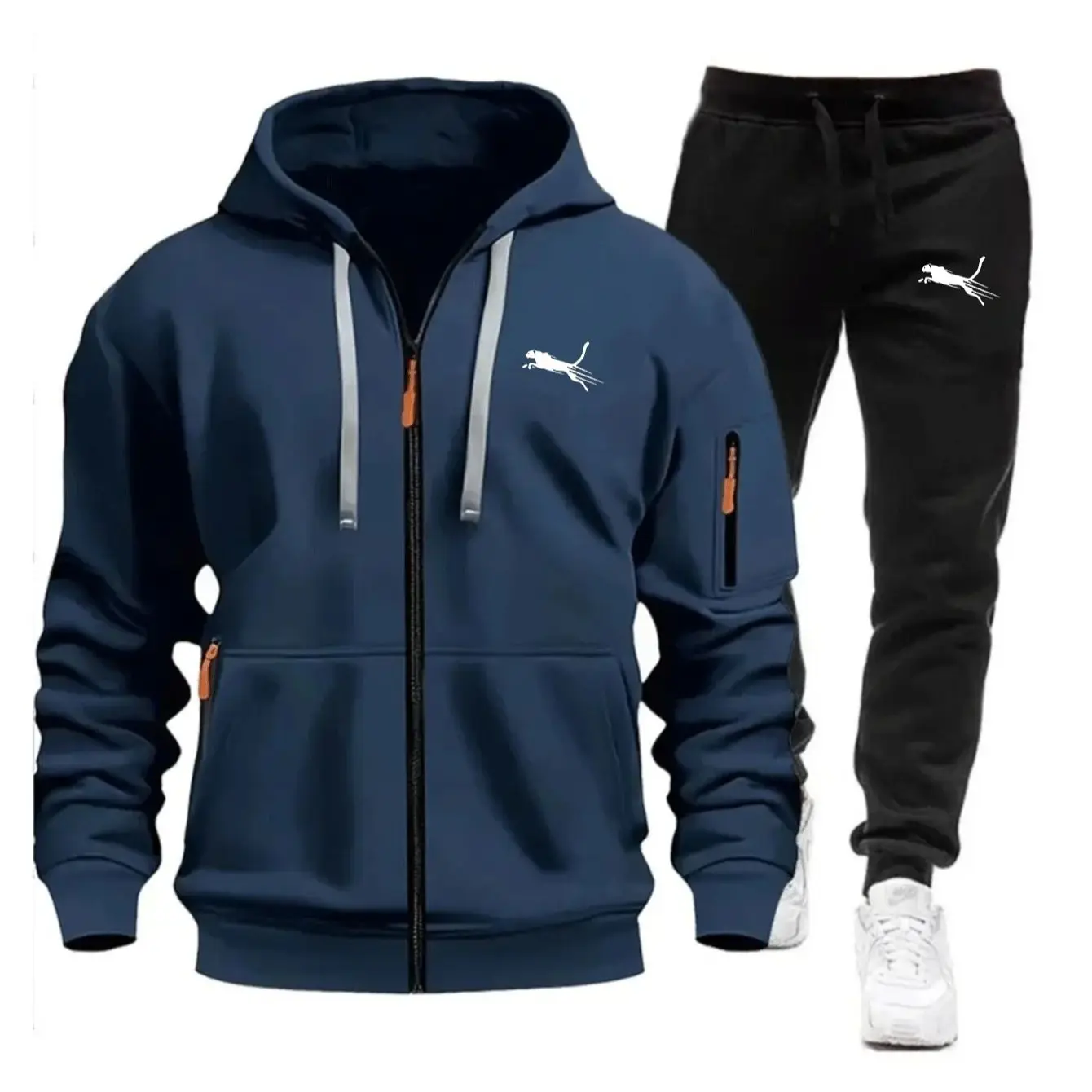 Conjunto Deportivo Casual para - Streetwear Zipper reseña y precio
