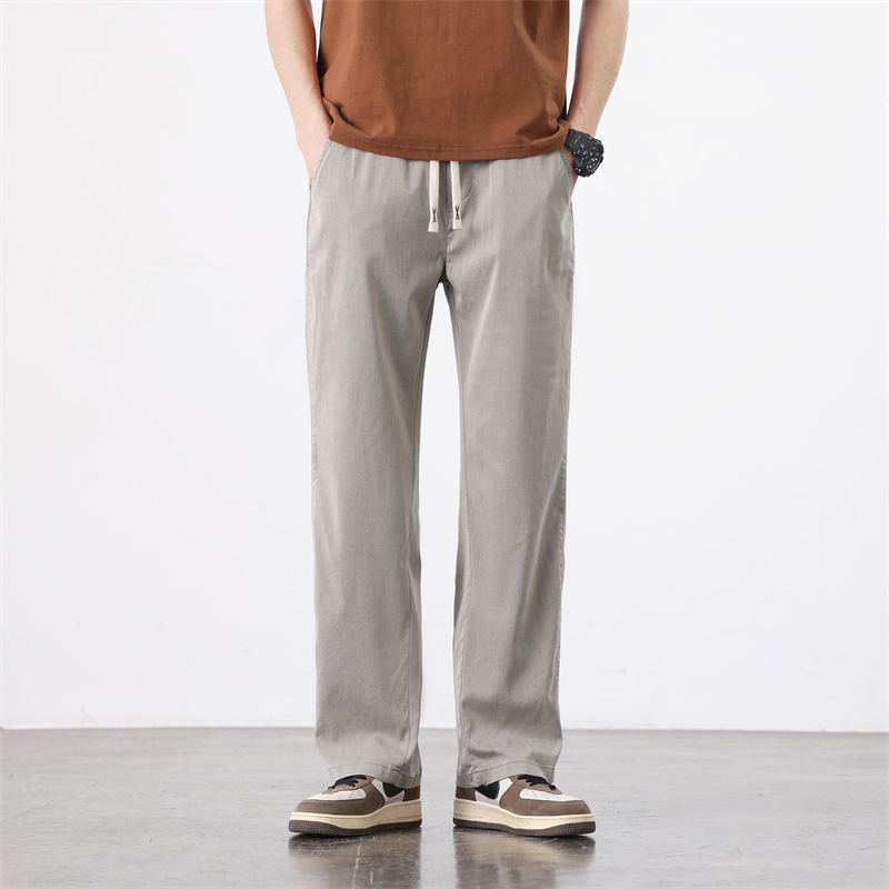 OUSSYU-pantalones de tela Lyoc - Streetwear Brand Korea reseña y precio