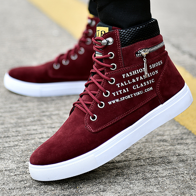 Zapatillas altas negras con co - Streetwear Zipper reseña y precio