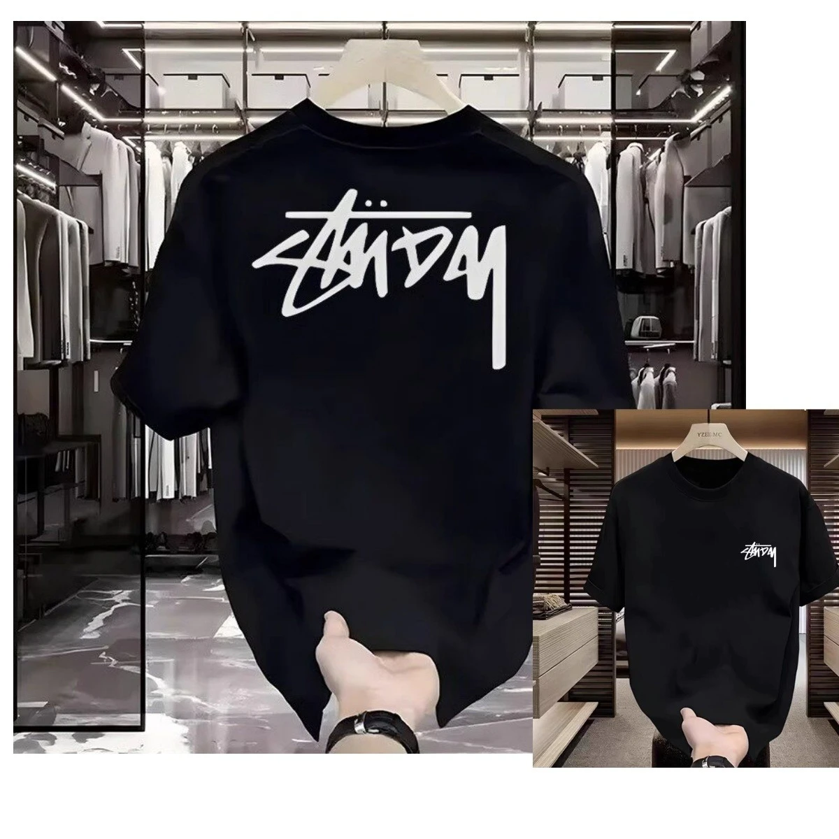 Camiseta de algodón con estamp - Streetwear Brand Korea reseña y precio