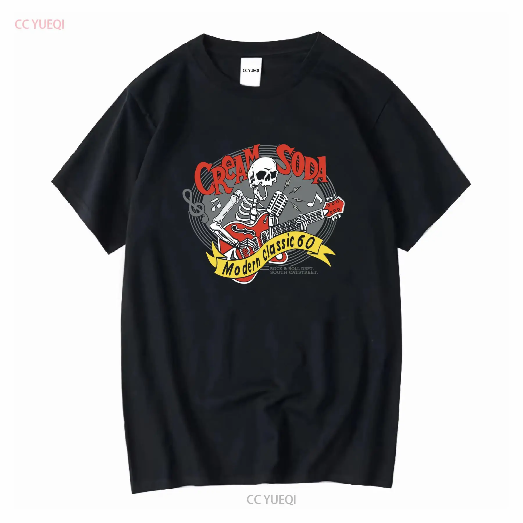 Camiseta Cream Soda Rock Roll, - Streetwear Brand Top reseña y precio