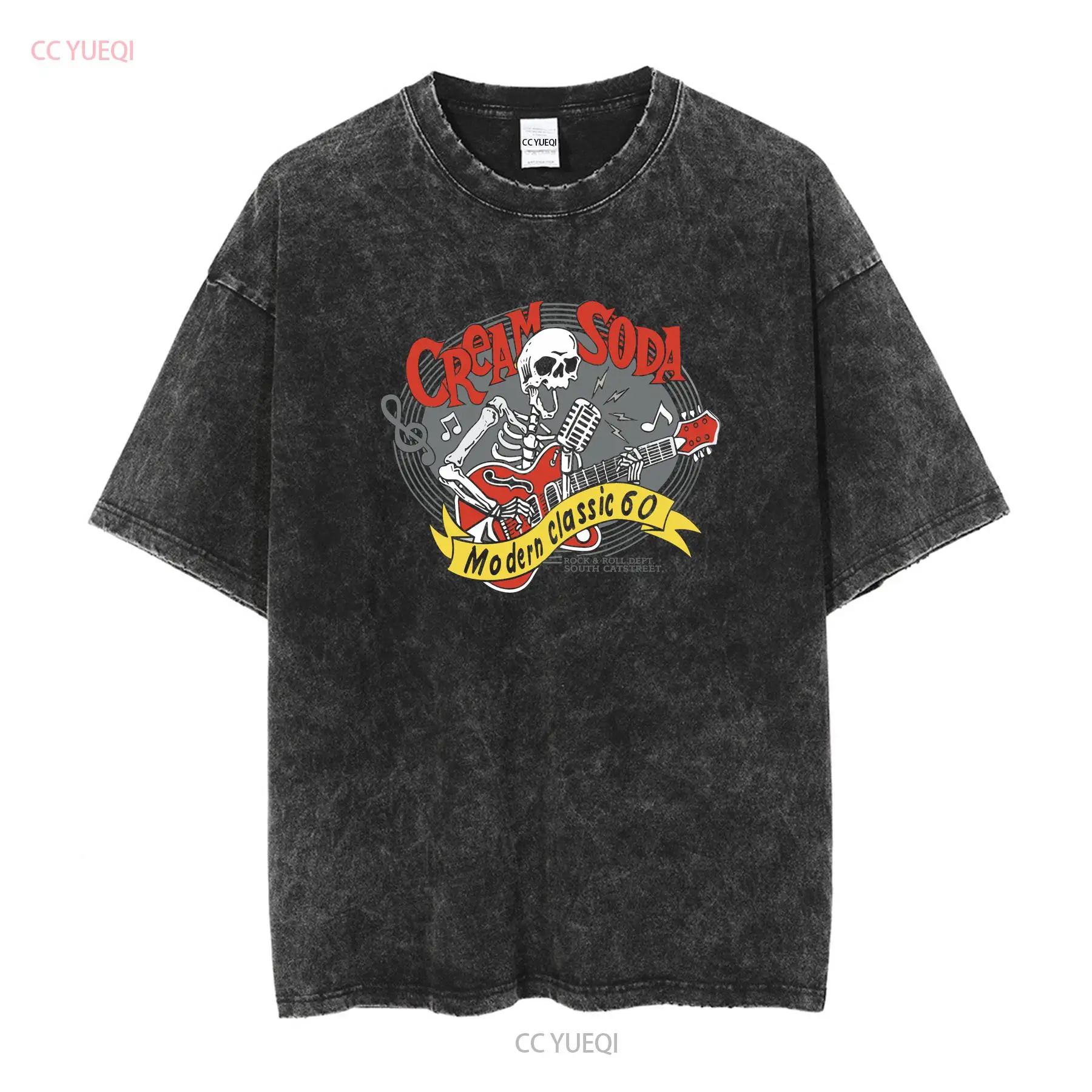 Camiseta Cream Soda Rock Roll, - Streetwear Brand Top reseña y precio