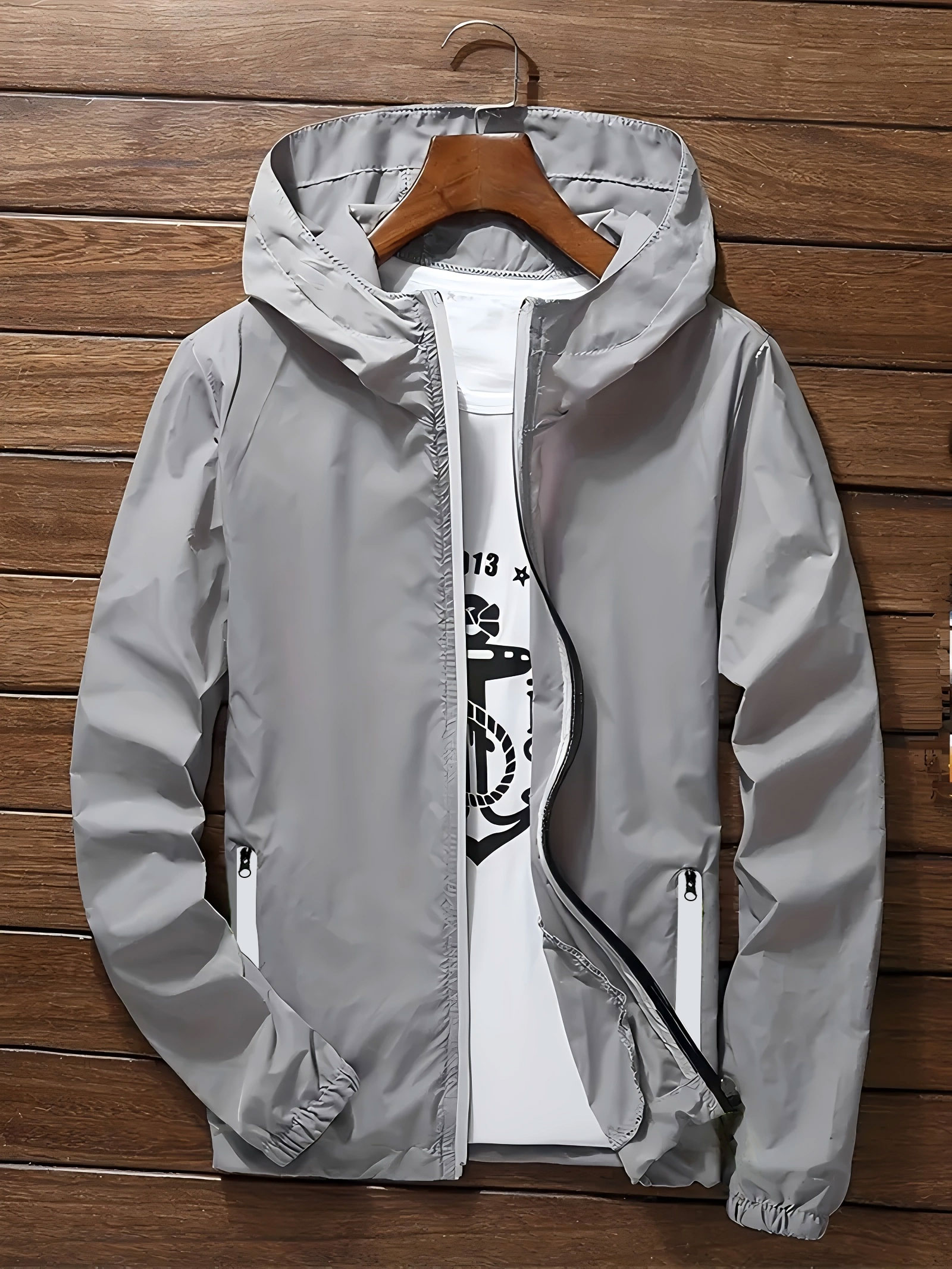 Chaqueta Cortavientos Ligera P - Streetwear Zipper reseña y precio