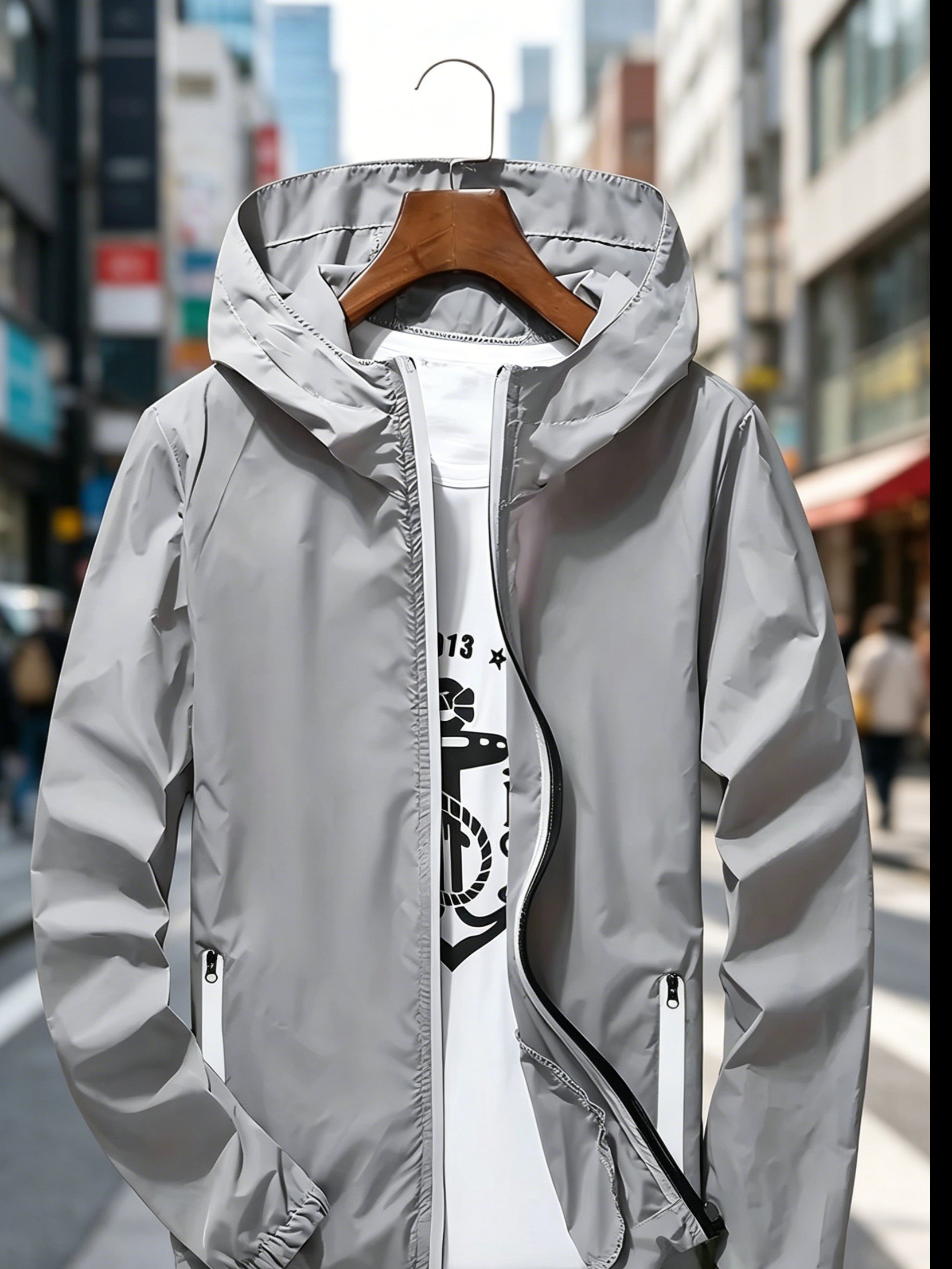 Chaqueta Cortavientos Ligera P - Streetwear Zipper reseña y precio