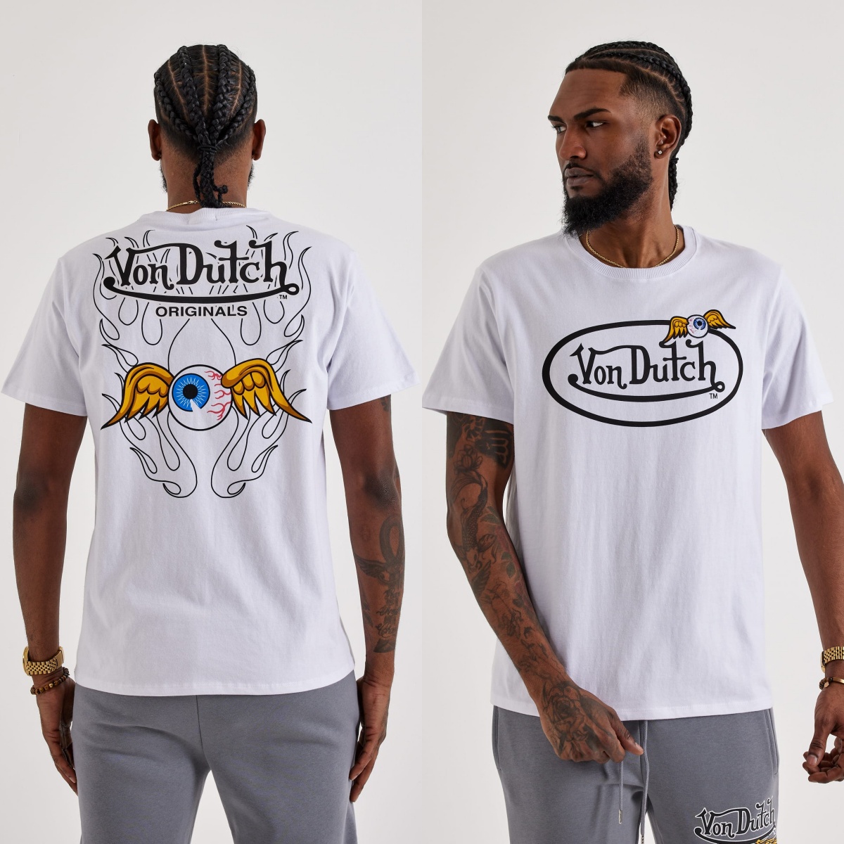 Camiseta con logotipo de Flyin - Streetwear Brand With Eye Logo reseña y precio