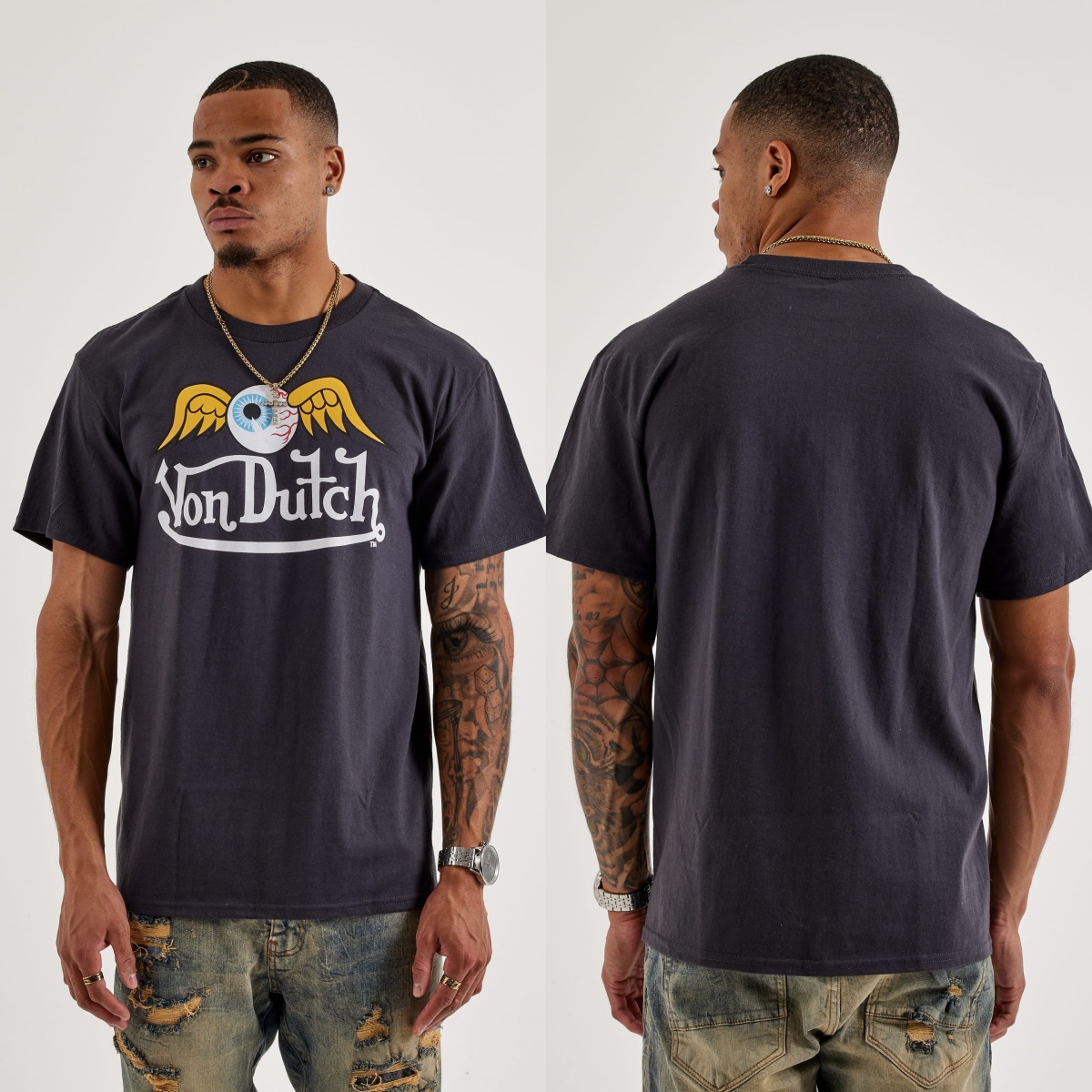 Camiseta con logotipo de Flyin - Streetwear Brand With Eye Logo reseña y precio